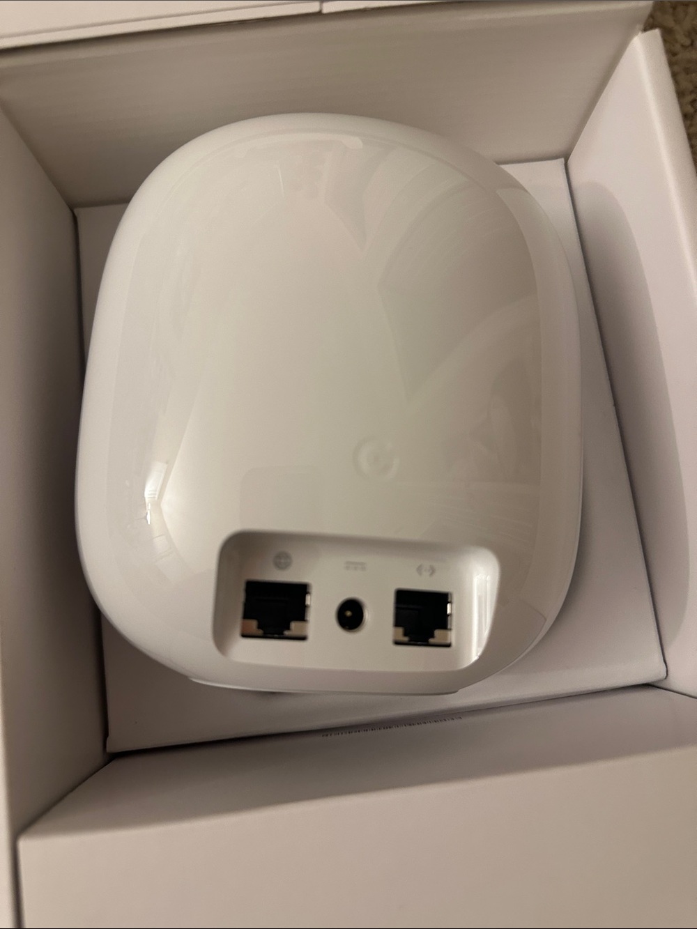 Google Nest Wifi Pro - White Mesh Router (Wi‑Fi 6E) Open Box - Picture 8 of 8